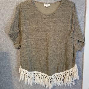 Umgee tunic with fringe